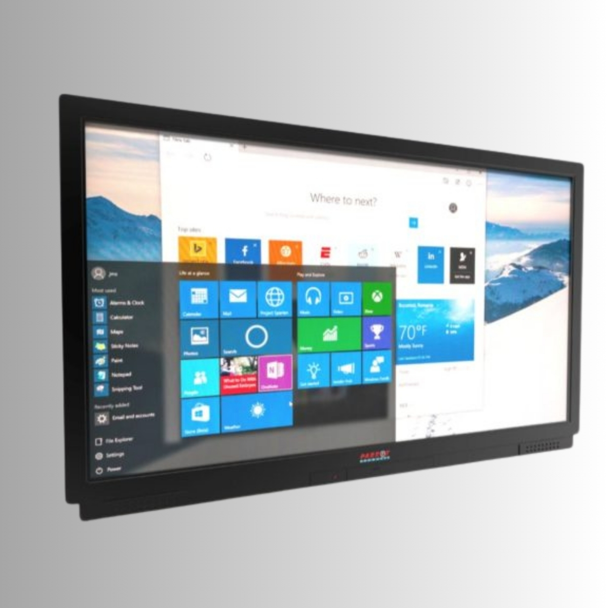 Interactive LED Touch Panel